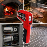 Thermomètre pistolet numérique à infrarouge industriel, 500c, sans contact, intelligent, sans contact, pour l'industrie alimentaire, bon marché