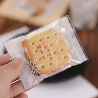 Nouveaux sacs d'emballage alimentaire personnalisables flocon de neige et fleur de cerisier pour bonbons, pâtisseries, nougat, lait, dattes - Vente en gros