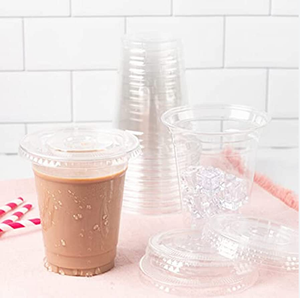 Gobelets jetables personnalisés en PET/PLA de 16 oz (98 mm) pour jus, smoothies, thé, café, yaourt, granita, <span class=keywords><strong>Activia</strong></span>, tailles 12, 16, 20 oz avec couvercles dôme - Product Image 5