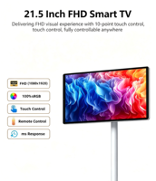 Televisor Todo en Uno Inteligente con Pantalla Táctil de 21.5' Android 15, Pantalla IPS FHD, Altavoces Integrados, Cámara, Opción OEM para Uso en Ascensores