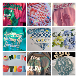 Etiquetas Termoadhesivas 3D Personalizadas Multicapa con Efecto Relieve y Color Degradado para Sudaderas de Moda - Product Image 6
