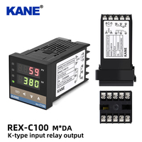KANE REX-C100FK02-M * DA AC220V SSR sortie de relais K/E/JPT100 affichage d'entrée contrôleur de température PID numérique automatique Intelligent