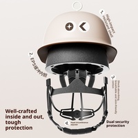 Casco de seguridad para niños Xunting para patinaje sobre ruedas y montar Material ABS transpirable redondo ovalado bonito diseño para niñas y niños