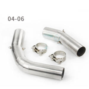 RTS <span class=keywords><strong>Moto</strong></span> Modifiée en acier inoxydable titane alliage d'échappement milieu pipe <span class=keywords><strong>coude</strong></span> Pour Yamaha YZF--R1 MT10 98-22 - Product Image 3