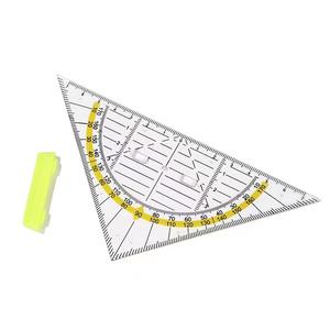 <span class=keywords><strong>Regla</strong></span> Triangular Multifuncional de Plástico Transparente con Asa, <span class=keywords><strong>Regla</strong></span> Publicitaria, <span class=keywords><strong>Regla</strong></span> de Dibujo para Estudiantes, Material Escolar - Product Image 4