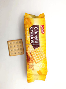 Didian Halal chứng nhận 200g giòn pho mát Soda hình vuông ít muối ít chất béo Muối <span class=keywords><strong>Cracker</strong></span> trong túi/Hộp bao bì - Product Image 2