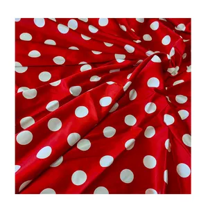 Red 22mm Stretch Silk Satin 93% Silk 7% Spandex Silk Fabric Accept Custom Design