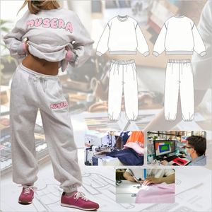 Ensemble de survêtement décontracté en tricot pour femme, style streetwear sportif automne, vêtements de sport pour la gym - Product Image 1