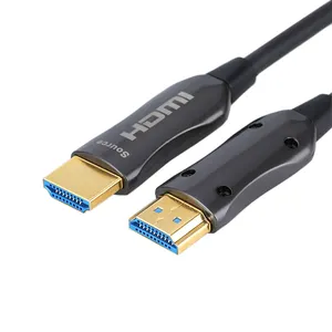 HDMI 케이블 2.0 골드 도금 10M 30M 50M 100M HDMI 2.0 광섬유 케이블 AOC HDMI 4K 60Hz