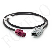 FOXECO Automotive-Stromkabel mit verzinntem Kupferleiter, IP67, HSD LVDS, für zentrale Steuerung, Bildschirmkabelbaum, High-Gain-Navigation, extern