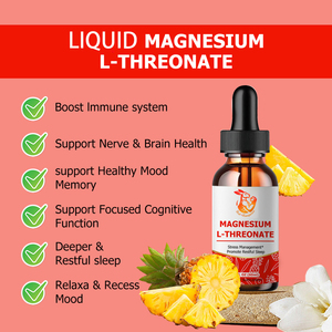 Gouttes liquides de L-thréonate de magnésium personnalisées en usine pour favoriser l'humeur saine, la mémoire et le sommeil – Complément de magnésium en boisson liquide - Product Image 5