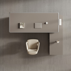 Escritorio de Oficina en Forma de L de Madera de Alta Calidad, Estilo Moderno y Lujoso para Jefe/CEO, Muebles de Oficina de Lujo - Product Image 4