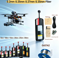 Factory Supply G657A2 Single Mode Bare Optical Fiber 0.25-0.3mm Low Loss Fiber for FPV UAV Communication Projects