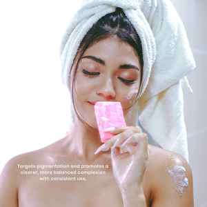 Savon rajeunissant de qualité supérieure à l'extrait de niacinamide, barre de beauté douce pour le renouvellement de la peau, 70g - Product Image 4