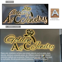 Letrero LED Personalizado de Fabricante SPSIGN, Letrero con Letras Retroiluminadas en 3D, Carteles Publicitarios para Salones de Belleza, Cafeterías, Tiendas de Artículos de Lujo