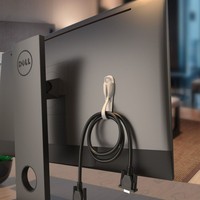 Organisateur de câbles pour appareils électroménagers, enrouleur de câbles, support de cordon, crochet de rangement pour câbles d'alimentation/charge/données, noir, blanc, gris