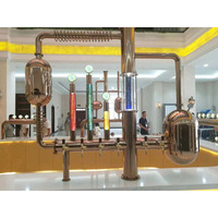 Torre de cerveza de color bronce personalizada, columna de cerveza de arte OEM