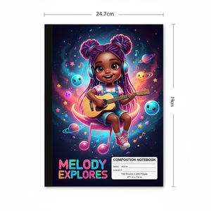 Cahier de composition Nino <span class=keywords><strong>Nina</strong></span> de haute qualité, reliure cousue, 100 feuilles, format Henry B5, utilisation durable - Product Image 6