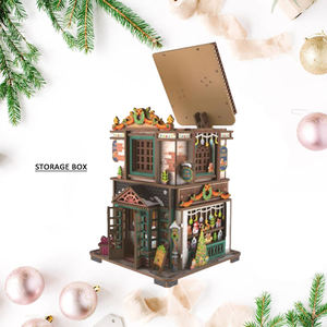 Puzzle 3D éducatif en bois écologique à construire soi-même, avec éclairage LED et facile à assembler, pour les 5 ans et plus et les adultes - Product Image 2