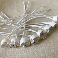 Support de lampe en céramique G5.3, accessoire de lustre en cristal, douille à deux broches résistante aux hautes températures, pièces d'éclairage 250V 400A