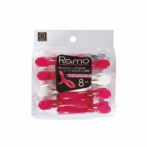 RAMO 8 pezzi Pink/White Pole Catch clip per bucato eleganti spille per organizzare il tuo abbigliamento - Product Image 1