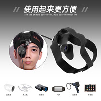 Monoculaire de vision nocturne métallique monté sur casque Surveillance de sécurité Affichage FPV Portable