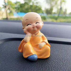 Personnalisation <span class=keywords><strong>de</strong></span> nouveaux produits Bobble Moines Bouddha Figure Cadeau Bureau Ornements <span class=keywords><strong>de</strong></span> voiture Résine Bobble Heads <span class=keywords><strong>Moine</strong></span> <span class=keywords><strong>Set</strong></span> - Product Image 5
