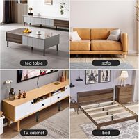 Pieds de support réglables en métal robuste pour cadre de lit, design moderne, pour hôpitaux et usage extérieur, pièces de rechange pour meubles