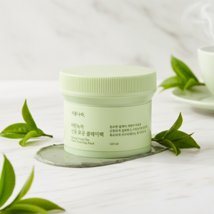 Shingmulnara Young Green Tea 100ml Pack d'argile à pores frais Masque facial fonctionnel de bonne qualité - Product Image 3