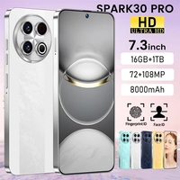 Nuevo Smartphone Original 30 Pro 5G con Cámara Trasera de 108MP, 16GB+1TB, Pantalla de 7.3 Pulgadas, Teléfono Móvil Android Francés Desbloqueado