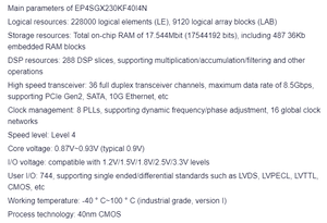 Microprocesador FPGA EP4SGX230KF40I4N, Circuito Integrado Lógico de Computación de Alta Precisión - Product Image 2