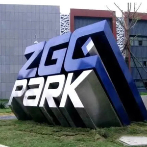 Statue extérieure d'art en métal <span class=keywords><strong>de</strong></span> sculpture <span class=keywords><strong>de</strong></span> <span class=keywords><strong>lettre</strong></span> d'acier inoxydable à vendre - Product Image 3