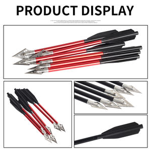 ספג חץ חץ וקשת מיני מתחם ציד תרגול חיצים להחלפה חץ חץ חץ להבים חדים גל אלומיניום - Product Image 5