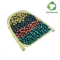 Sling-shot de sécurité 8mm 9mm 10mm en matériau organique, céramique artisanale au toucher réel, style amour, Feng Shui, décoration nautique et de vacances