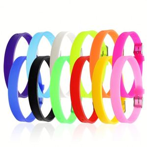 Silicone <b>Wristband</b> in Jelly Color 8mm, Small Accessory DIY Handcrafted <b>Wristband</b>, Can Be Paired with Letter Accessory Bracelet - Product Image 2