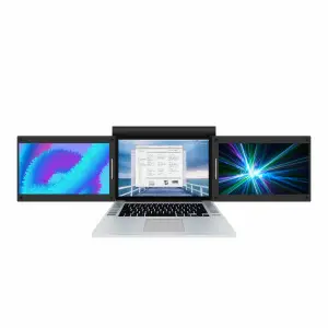 Twee Extra Schermen Computer Monitor Triple Draagbare Monitor Voor Laptop Scherm Extender Dual Monitor 13.3 ''Fhd 1080P Ips