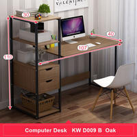 Meubles de bureau modernes, table en bois, bureaux ergonomiques pour ordinateur portable, bureaux d'étude, bureaux d'écriture, bureaux d'ordinateur debout