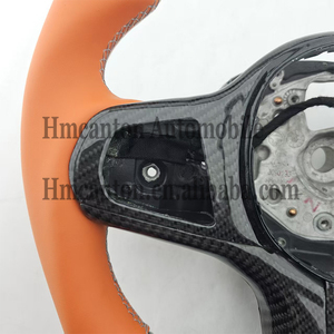 Volant en cuir lisse en fibre de carbone pour BMW G20 G30 G01 Série 3 Série 5 – Produits populaires - Product Image 6