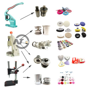 Quần Áo Mercerie Hai Lỗ Hàn Quốc Vàng Nhung Vải Bao Phủ Personnalisable Nút Phụ Kiện Tự Làm Matriel Sản Xuất - Product Image 4