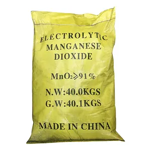 Inorganic Chemicals Electrolytic Manganese Dioxide for Oxidizing Agent, EMD 91.0% Min.