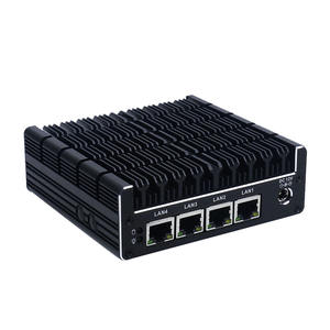 Pc Mini Barebone Cỡ Nhỏ Máy Tính Mini Không Quạt Lõi Tứ J3160 4 Cổng Ethernet Pfsense Mini Pc - Product Image 3