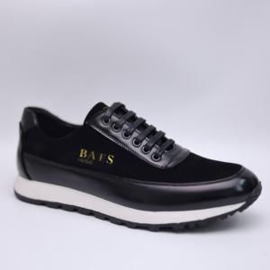 Chaussures décontractées pour hommes <span class=keywords><strong>en</strong></span> PU et daim avec lacets et semelle antidérapante - Product Image 2