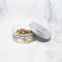 Pot en plastique vide pour crème 100ml 200ml 250ml 300ml 500ml, contenant transparent en PET à paroi épaisse pour gommage corporel et emballage de beurre capillaire