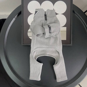 पालतू कपड़ों के सामान लक्जरी पालतू जानवरों की आपूर्ति बुटीक चार फीट ठोस पैटर्न शीतकालीन पिप ब्रांड डिजाइनर कुत्ते के कपड़े - Product Image 5