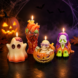 Moule <span class=keywords><strong>en</strong></span> silicone 3D Crâne AK Halloween pour bougies, chocolat, gâteaux, pudding, ornement <span class=keywords><strong>en</strong></span> plâtre DIY, pâtisserie - Product Image 6