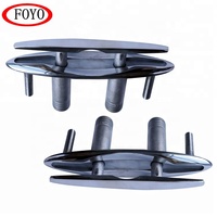 Griffe de tirage FOYO en acier inoxydable moulé 316 avec goujons, montage encastré, 4-1/2 pouces de long, qualité marine pour bateau, yacht, kayak