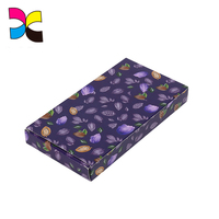 Impression de boîtes à chocolat, luxe, design personnalisé, emballage avec fenêtre, 50 pièces