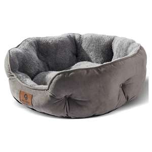 ZYZPET-cama de perro para gatos de interior, lavable, suave, antideslizante, resistente al agua, fondo Oxford, gris, 20 pulgadas - Product Image 1