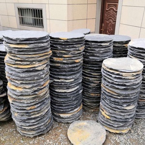 Pietra <span class=keywords><strong>per</strong></span> <span class=keywords><strong>Pavimentazione</strong></span> Piatta Economica <span class=keywords><strong>per</strong></span> Esterni in Ardesia Naturale Nera Ruggine Grigia Ecologica e Durevole <span class=keywords><strong>per</strong></span> Cortili e Gradini - Product Image 5