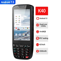 Lecteur de codes QR 2D portable robuste Android 13, scanner de codes à barres industriel, collecteur de données, entrepôt Pda